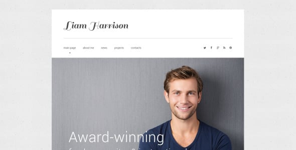 авторский адаптивный шаблон сайта