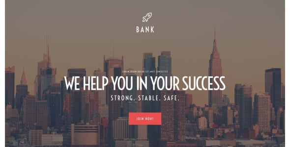 банк wordpress тема