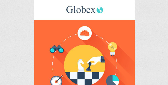 бизнес и услуги отзывчивый шаблон информационного бюллетеня