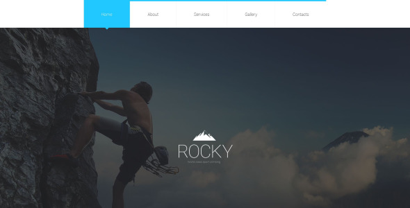 восхождение адаптивный шаблон сайта