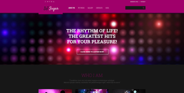 музыкальная адаптивная тема wordpress