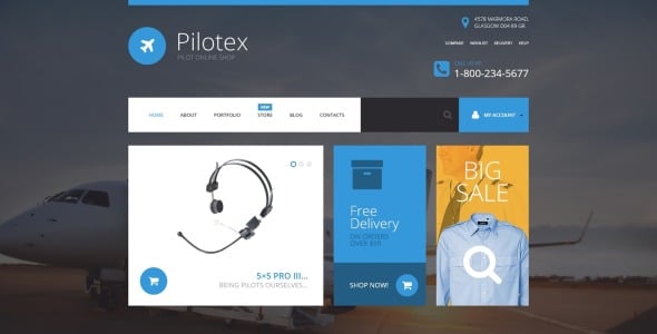 тема pilotex woocommerce