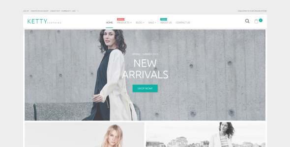 одежда отзывчивая тема shopify