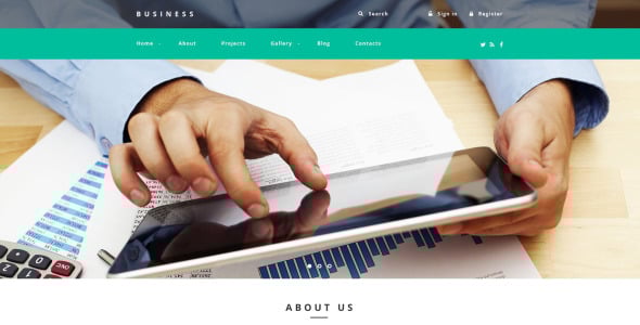 шаблон бизнес-агентства drupal