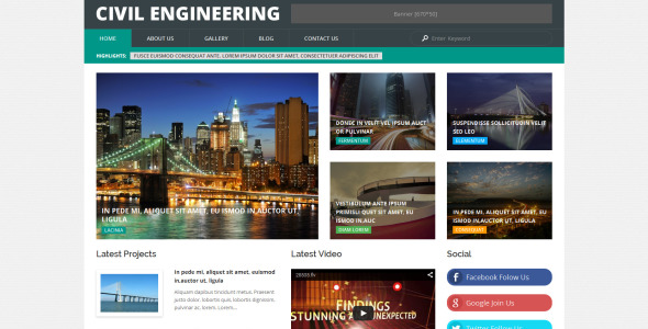 гражданское строительство wordpress тема