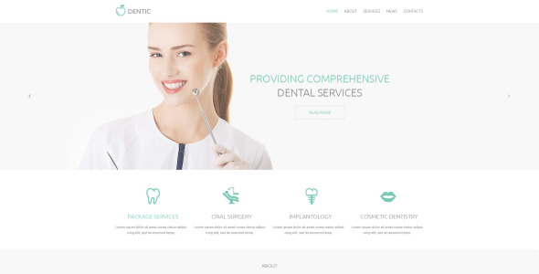 стоматология отзывчивый шаблон drupal