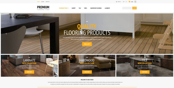 магазин напольных покрытий prestashop тема