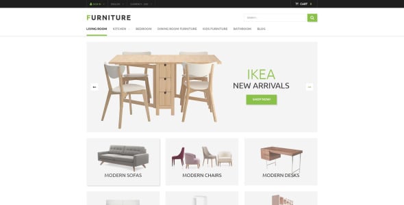 мебельный магазин prestashop тема