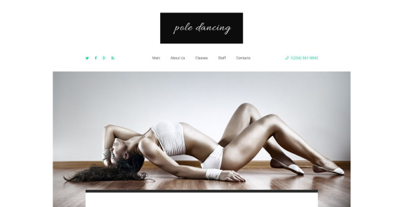 шаблон сайта для танцев на шесте