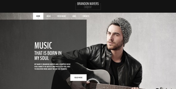 singer отзывчивый стильный html шаблон сайта