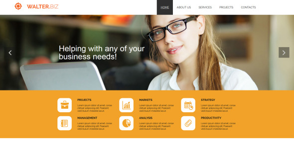 бизнес и услуги moto cms 3 шаблон