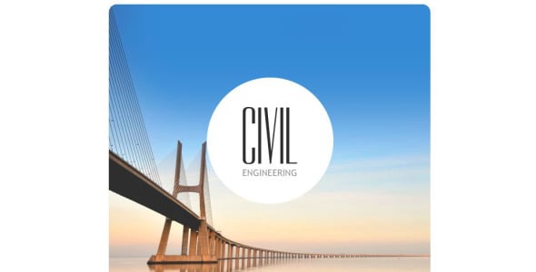 отзывчивый шаблон информационного бюллетеня гражданского строительства