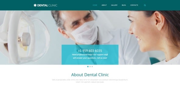 медицинская многоцелевая современная тема wordpress elementor