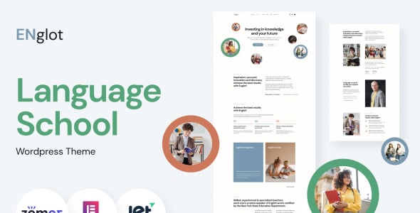 языковой курс тема wordpress