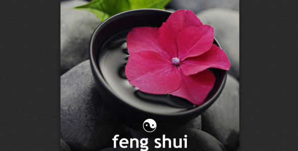 фэн-шуй отзывчивый шаблон информационного бюллетеня