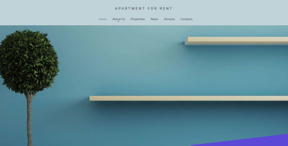 аренда недвижимости moto cms 3 шаблон