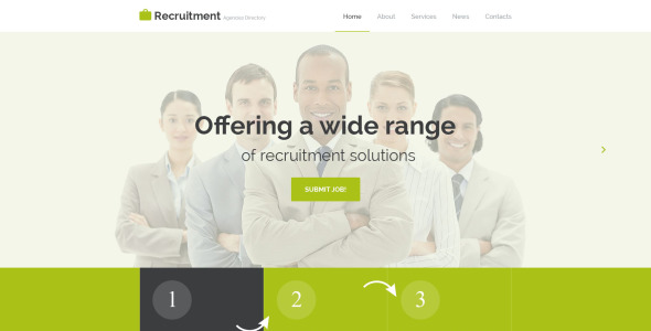 адаптивный шаблон сайта по связям с общественностью