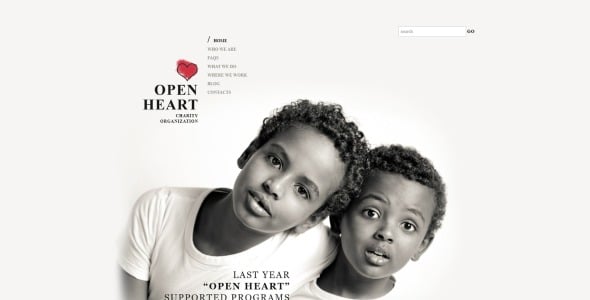 мир благотворительности wordpress тема