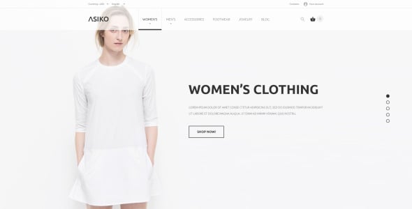 тема asiko prestashop