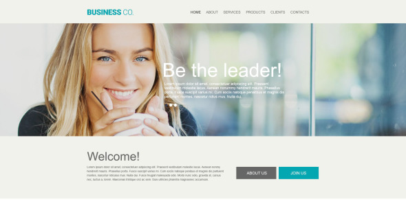 шаблон muse для бизнеса и услуг