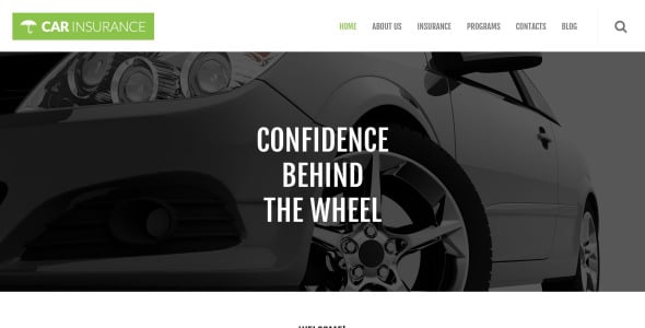 автострахование отзывчивая тема wordpress