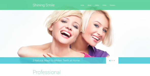 адаптивный шаблон сайта стоматологии