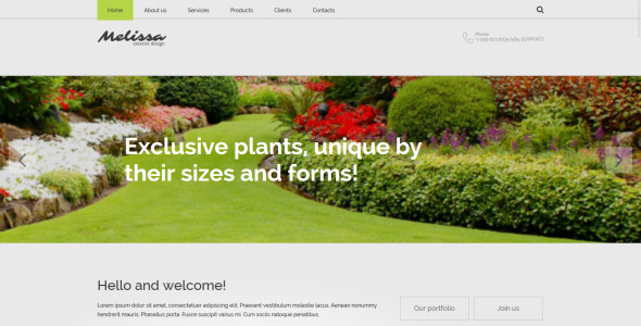 внешний дизайн адаптивный шаблон сайта