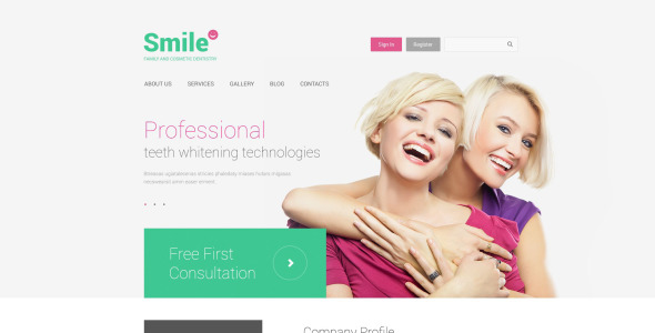 семейная стоматология drupal шаблон