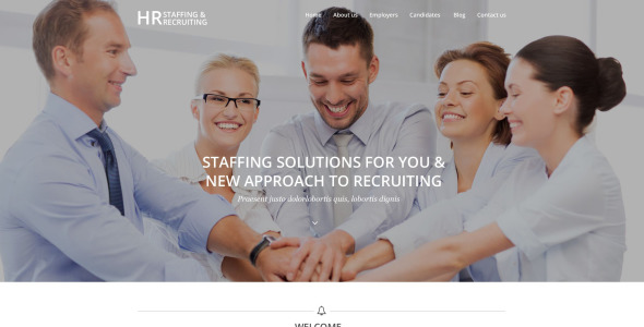 hr рекрутинг wordpress тема