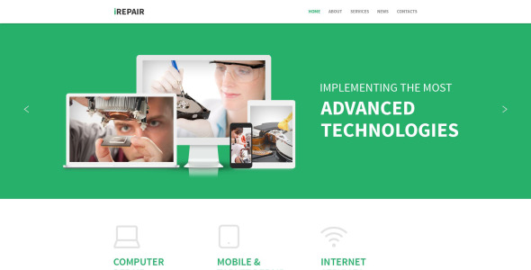 шаблон irepair drupal