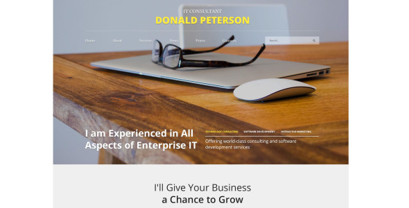 шаблон сайта it guru