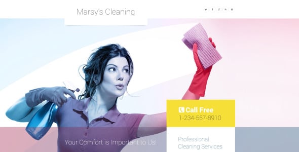 marsy's cleaning wordpress theme
