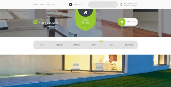 агентство недвижимости woocommerce тема