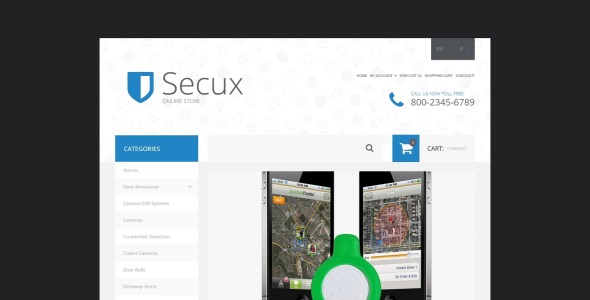 шаблон secux opencart