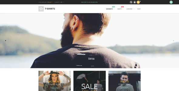 тема рубашек prestashop