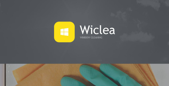 отзывчивый шаблон информационного бюллетеня для чистки окон