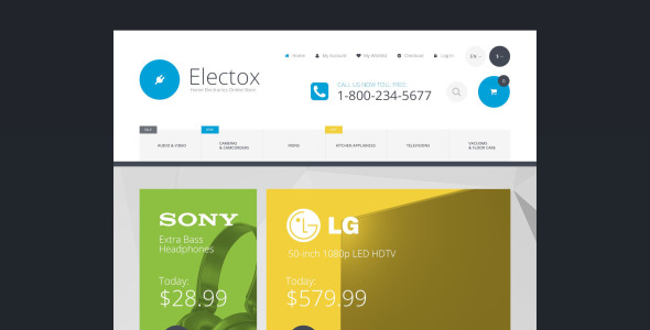 тема electox magento