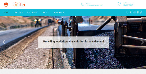 шаблон мощения moto cms 3