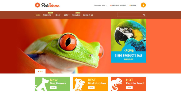 pet shop отзывчивая тема shopify