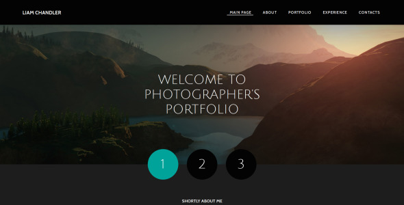 фотограф портфолио moto cms 3 шаблон