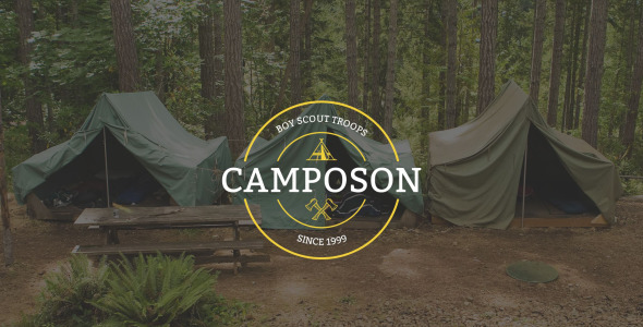 адаптивный шаблон целевой страницы летнего лагеря