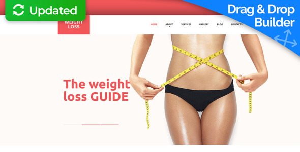 шаблон weight loss moto cms 3