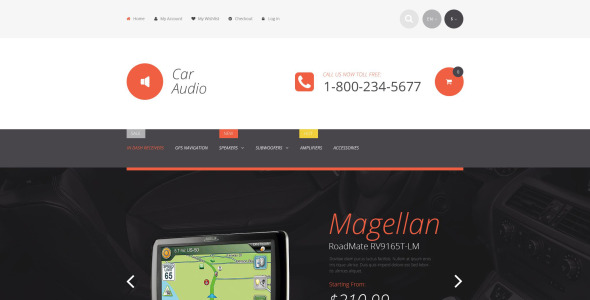 автомобильная стереосистема magento тема