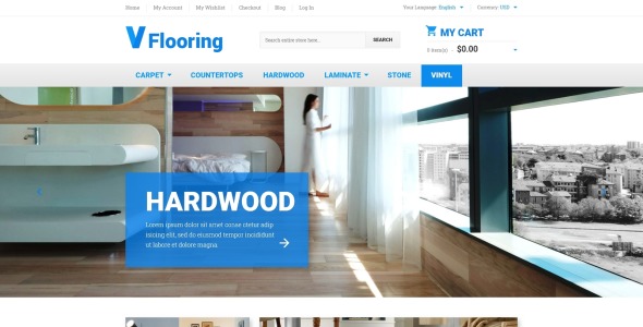 напольное покрытие magento тема