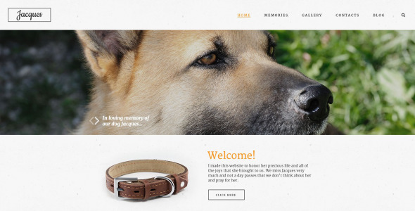 в любящей памяти шаблон сайта