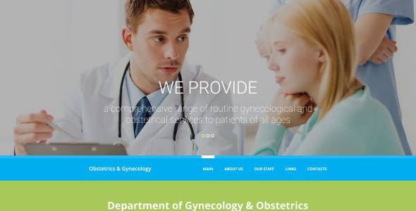 медицинский адаптивный шаблон сайта