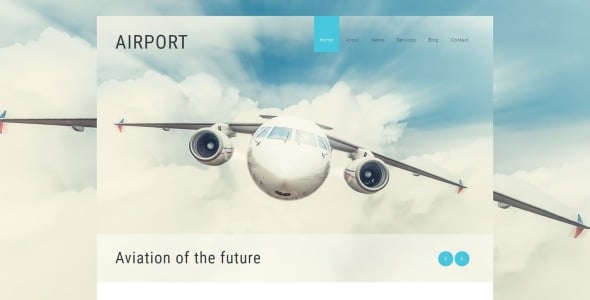 шаблон частной авиакомпании joomla