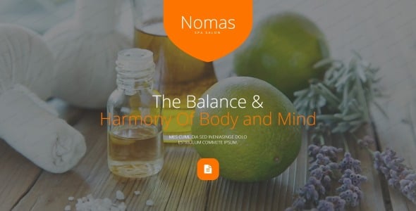 спа аксессуары отзывчивый шаблон целевой страницы