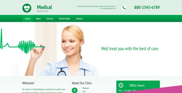 диагностический центр moto cms 3 шаблон