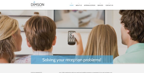 шаблон сайта dimson